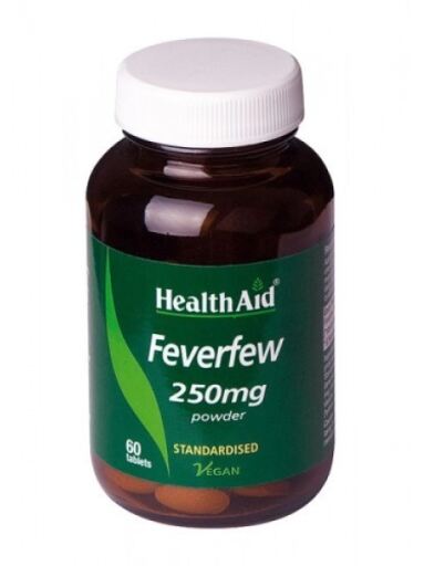 HealthAid Matricaria Derived from Wild Herbs Feverfew 60 Tablets