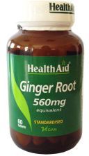 Ginger Root 560 mg Ginger Root 60 Tablets