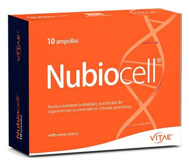 Vitae Nubiocell pure chlorella food supplement 10 vials