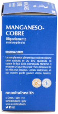 Manganese and Copper Microgranules 50 Capsules