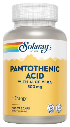 Solaray Acid Pantothenic 500 mg 100 Capsules