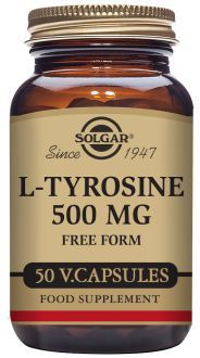 Solgar L-Tyrosine 500 mg 50 Capsules