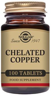 Solgar Chelated Copper 100 Tablets