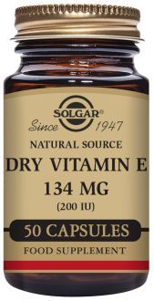 Dry Vitamin E 200 IU 50 Capsules