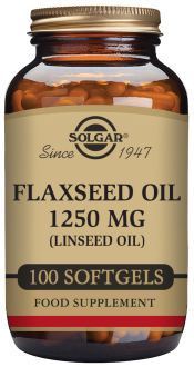 Solgar Linseed Oil 1,250 mg 100 Pearls