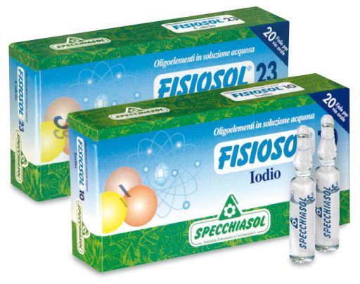 Fisiosol 10 Yodo 20 Ampollas