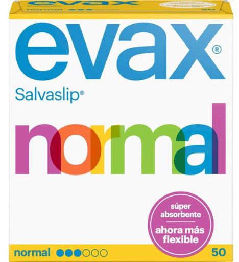 Evax Normal panty liners box of 50 units