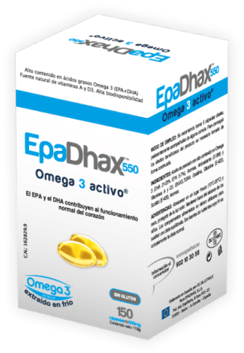 Difefac Pharma Epadhax Omega 3 Active 550 150 Capsules