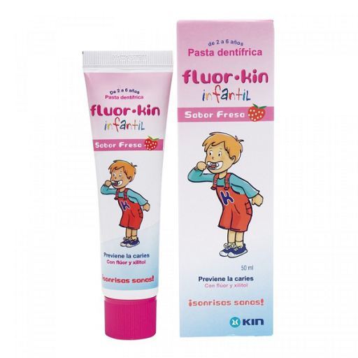 Kin Kin Fluor Infant Strawberry Paste 50 ml