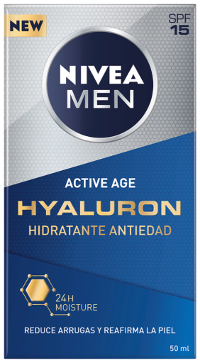 Nivea Men Hyaluron Anti-Aging Moisturizing Cream SPF 15 50ml