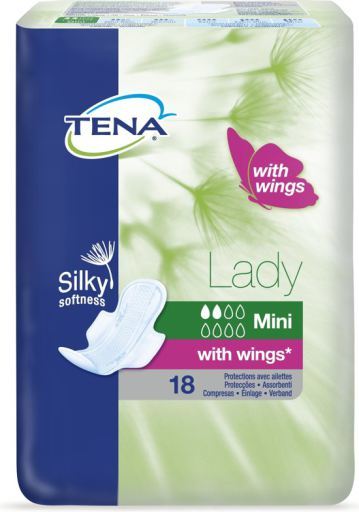 Compresses Lady Mini with Wings 18 uds