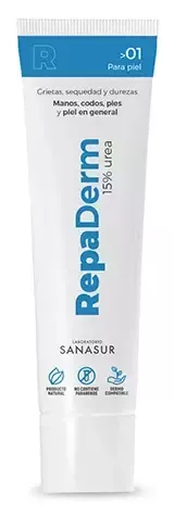 Sanasur Repaderm 15% Urea Cream for Hands, Feet and Elbows 75 ml