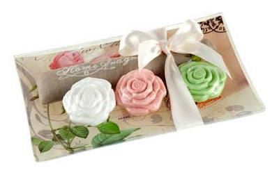 Soap Dish Lavender Rose