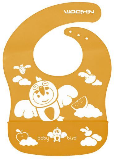 Silicone Funny Friends Bird Bib