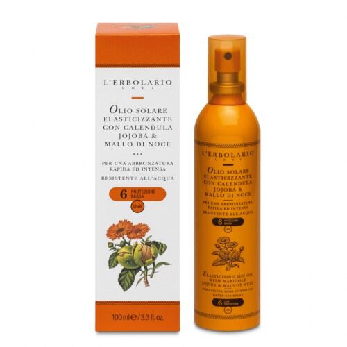 L'Erbolario Calendula and Jojoba Solar Oil SPF 6 100 ml