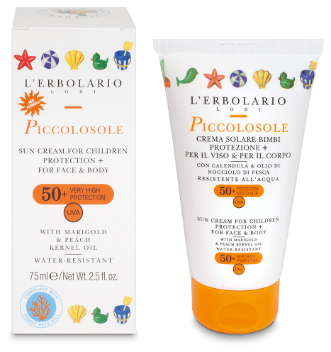 L'Erbolario Piccolosole Children's Sun Cream SPF 50+ 75 ml