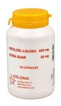 Estel-Farma Methylcellulose - Guar Gum 450/50 mg 100 Capsules