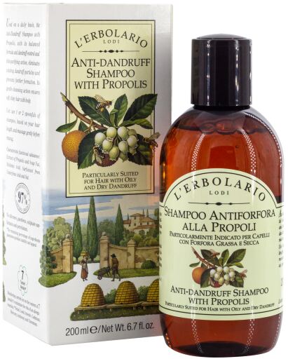 Anti-dandruff shampoo with propolis