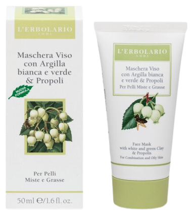 L'Erbolario Clay and Propolis Mask 50 ml