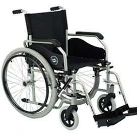 Anota 90 Grey wheel chair Breezy Solid Rear