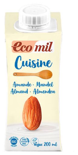 Ecomil Ecological cream for cooking Almond 200 ml