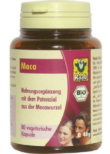 Raab Maca bio pure, 80 capsules