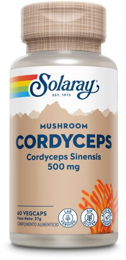 Solaray Cordyceps Extract 500 mg 60 Vegetable Capsules