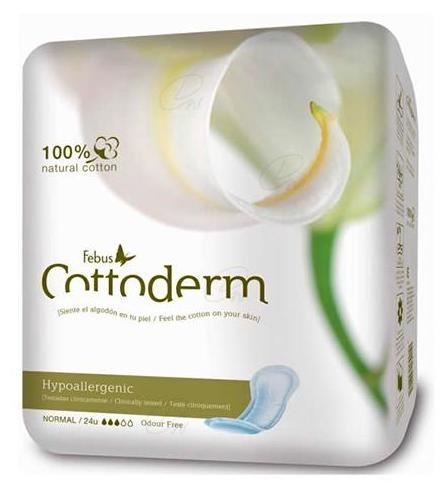 Cottoderm Compress Normal Cotton 24 units