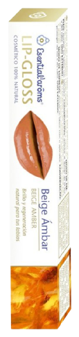 Beige Amber Lip Gloss