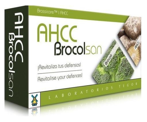 Laboratorios Tegor AHCC Brocolsan 60 Capsules
