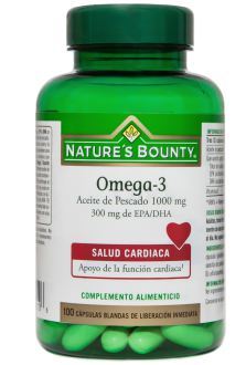 Omega 3 Fish Oil 1000 mg 100 Softgels