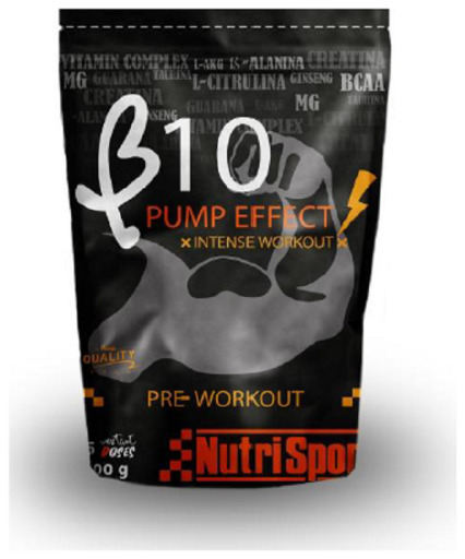 Nutrisport Pump B10 effect 400g Strawberry