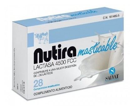 Salvat Nutira Lactase 4500Fcc 28 Chewable Tablets