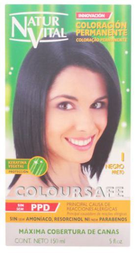 Naturaleza y Vida Coloursafe Dye Permanent 1-Black 150 ml