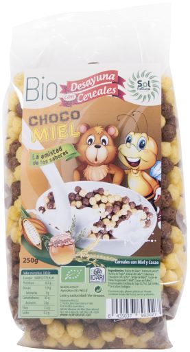 Sol Natural Children cereal pellets Chocolate-Honey Bio 250 gr