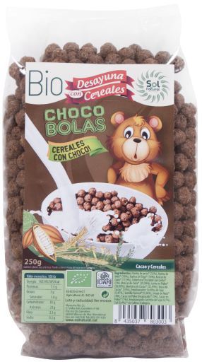 Sol Natural Children cereals Chocolate balls Bio 250 gr