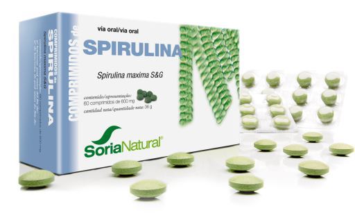 Soria Natural Spirulina 60 Tablets