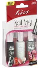 Nail Artist Paint &amp; Stencil Kit Kiss
