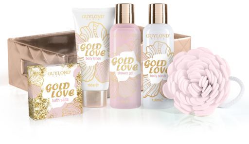 Gold Bath Set Love Shopping