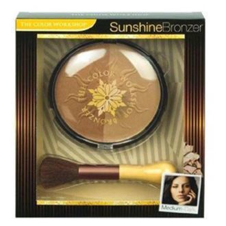 The Color Workshop Sunshine Bronzer powder sun + brush