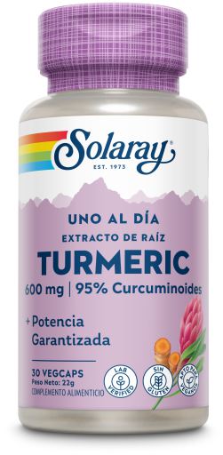 Solaray Turmeric 600 mg 30 Capsules