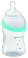 Easy Clip 150 Ml Bottle With Blue Silicone Teat S (Reduced Flow)