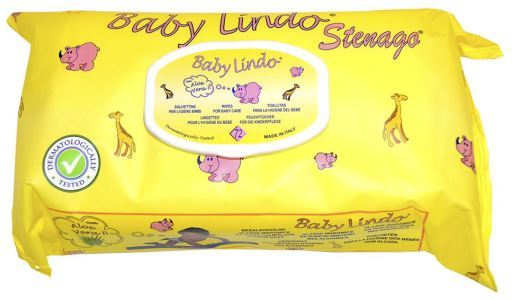 Baby Lindo Children's Wipes with Aloe Vera 72 Units