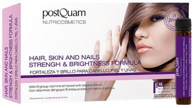 Hair, Skin & Nails Strengh And Birghtness Formula 10 x 25 ml