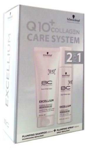 Bonacure Excellium Q10 Plumping Shampoo 200 ml + 1 Piece