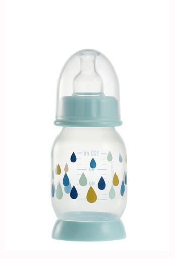 Rainbow Blue Half Moon Bottle