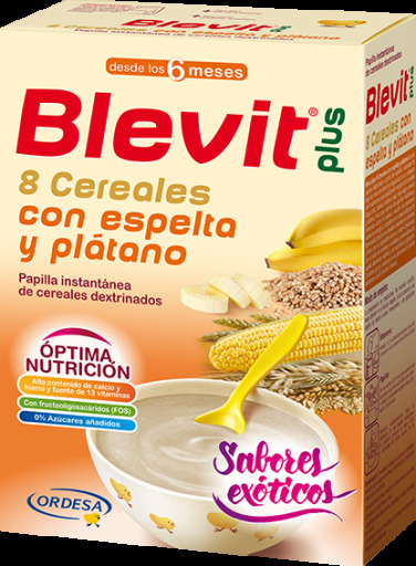 Papilla 8 Cereals Plus Spelled with Banana 300 gr