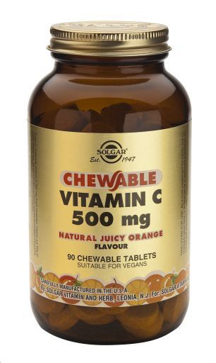 Solgar Vitamin C 500mg 90 chewable tablets