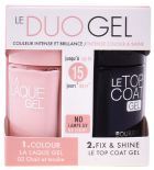 Le Duo Gel La Laque Gel 02 Chair 10 ml + Top Coat Gel 10 ml