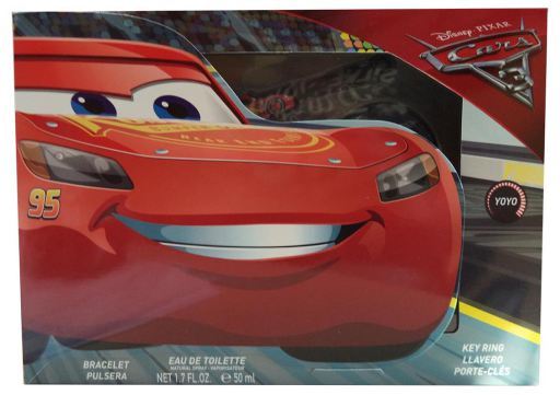 Cars 3 Eau de Toilette 50 ml Spray plus three pieces